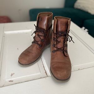 North Face leather hiking boots